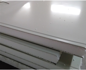 宿迁净化彩钢板50厚1150型EPS净化板公口细节
